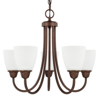 Trenton Five Light Chandelier in Bronze (65|415151BZ-337)