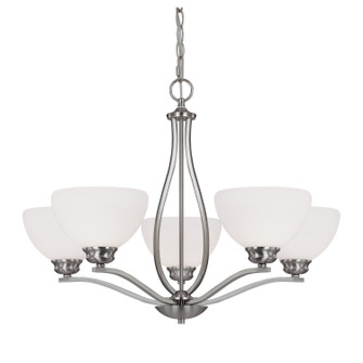 Stanton Five Light Chandelier in Brushed Nickel (65|4035BN-212)