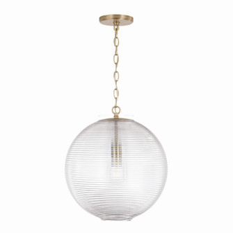 Dolan One Light Pendant in Matte Brass (65|349911MA)