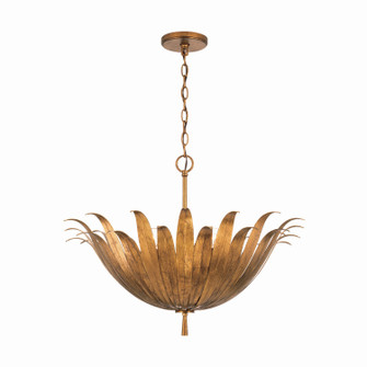 Eden Four Light Pendant in Antique Gold (65|349541AG)