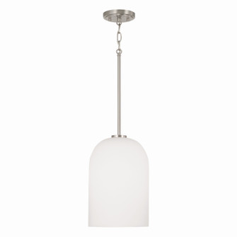 Lawson One Light Pendant in Brushed Nickel (65|348811BN)