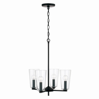 Portman Four Light Pendant in Matte Black (65|348641MB-538)