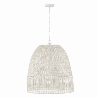 Naomi Three Light Pendant in Chalk White (65|347533HH)