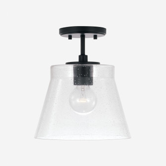 Baker One Light Pendant in Matte Black (65|346912MB)