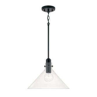 Greer One Light Pendant in Matte Black (65|345811MB)