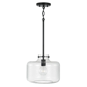 Brighton One Light Pendant in Matte Black (65|342512MB)