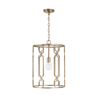 Jordyn One Light Pendant in Aged Brass (65|338911AD)