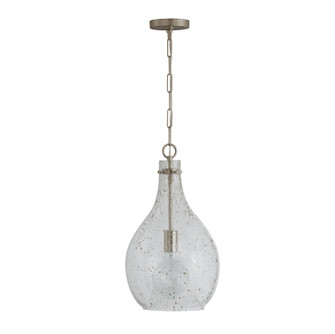 Rabun One Light Pendant in Brushed Nickel (65|333813BN-472)