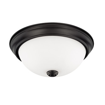 Bates Two Light Flush Mount in Matte Black (65|214721MB)