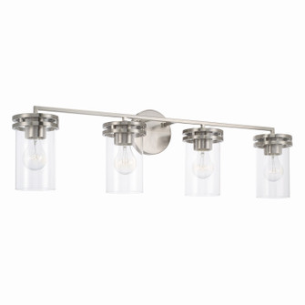 Fuller Four Light Vanity in Brushed Nickel (65|148741BN-539)