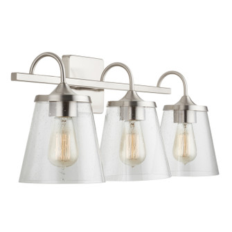 Jayne Three Light Vanity in Brushed Nickel (65|139132BN-496)