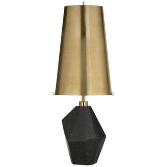 Halcyon One Light Table Lamp in Black Cremo Marble (268|KW 3012BM-AB)