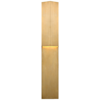 Rega LED Outdoor Wall Sconce in Antique-Burnished Brass (268|KW 2783AB)