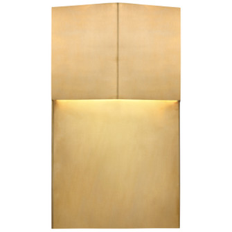 Rega LED Outdoor Wall Sconce in Antique-Burnished Brass (268|KW 2781AB)