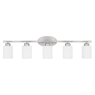 Dixon Five Light Vanity in Brushed Nickel (65|115251BN-338)