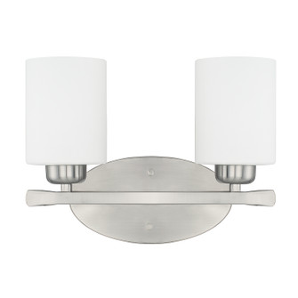 Dixon Two Light Vanity in Brushed Nickel (65|115221BN-338)