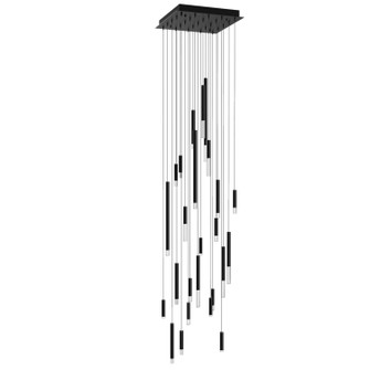 Steelos LED Pendant in Black (326|STL-72P-BL-27U-30K)