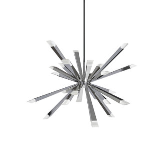 Starburst LED Chandelier in Brushed Brass (326|STB-29C-PC-27U-30K)