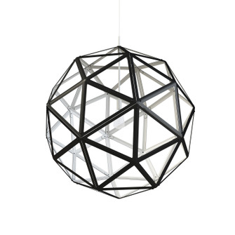 Geodome Pendant in Black or White (326|GDM-32A-BW-12E-NAK)
