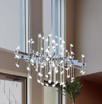 Facets LED Chandelier in Polished Chrome (326|FAC-45A-PC-27U-30K)