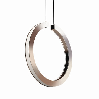 Cirq LED Pendant in Satin Nickel (326|CRQ-13P-SN-12T-30K)