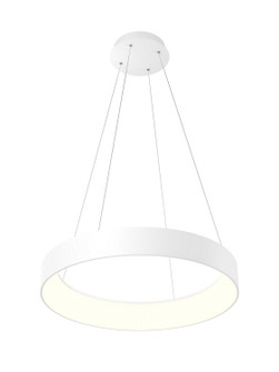 Circuit LED Pendant in White (326|CIR-32P-WH-27U-30K)