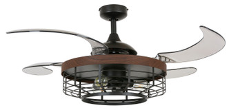 Montclair 48``Ceiling Fan in Black and Smoke (457|51106101)