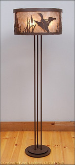 Kincaid-Loon Three Light Floor Lamp in Rustic Brown (172|M69364AL-27)