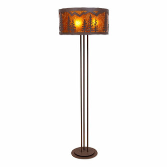 Kincaid-Spruce Tree Three Light Floor Lamp in Rustic Brown (172|M69314AM-27)