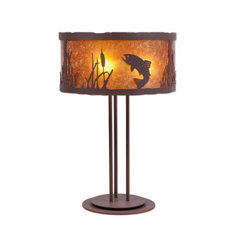 Kincaid-Trout Three Light Desk Lamp in Rustic Brown (172|M69181AM-27)