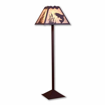 Rocky Mountain-Trout One Light Floor Lamp in Rustic Brown (172|M62681AL-27)