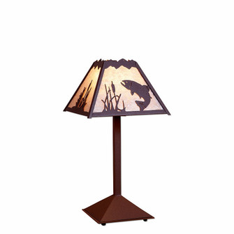 Rocky Mountain-Trout One Light Desk Lamp in Rustic Brown (172|M62481AL-27)