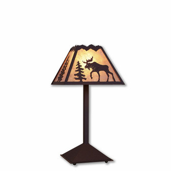 Rocky Mountain-Mountain Moose Dark Bronze Metallic One Light Desk Lamp in Dark Bronze Metallic (172|M62427AL-28)