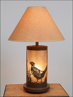 Cascade-Pheasant Two Light Table Lamp in Rustic Brown (172|M60151AL-OP-27)