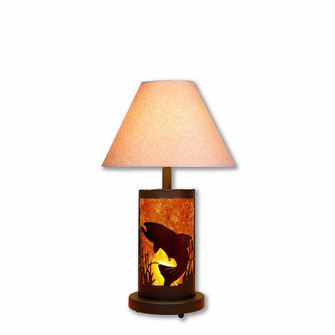 Cascade-Trout Black Iron Two Light Desk Lamp in Black Iron (172|M60081AM-OP-97)