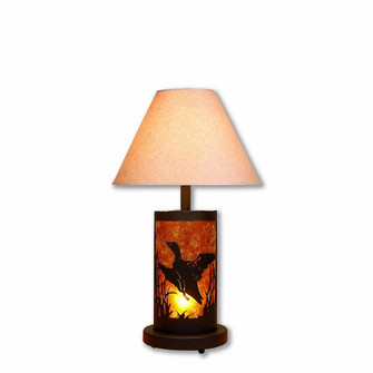 Cascade-Loon Black Iron Two Light Desk Lamp in Black Iron (172|M60064AM-OP-97)