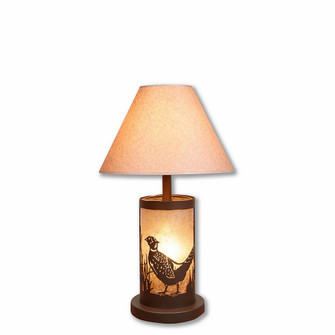 Cascade-Pheasant Two Light Desk Lamp in Rustic Brown (172|M60051AL-OP-27)