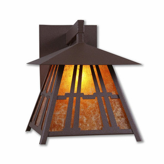 Smoky Mountain-Eastlake One Light Wall Sconce in Rustic Brown (172|M53672AM-27)