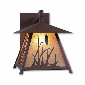Smoky Mountain-Cattails One Light Wall Sconce in Rustic Brown (172|M53665AL-27)