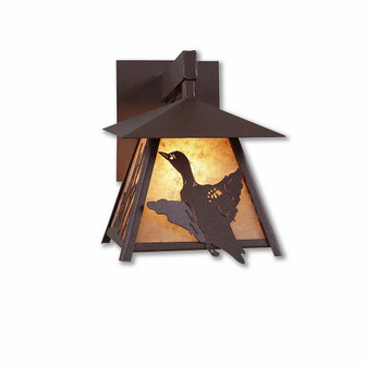 Smoky Mountain-Loon One Light Wall Sconce in Rustic Brown (172|M53564AL-27)