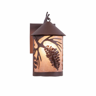 Cascade Lantern-Spruce Cone One Light Wall Sconce in Rustic Brown (172|M51540AL-27)
