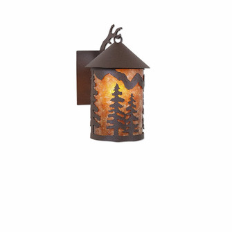 Cascade Lantern-Spruce Tree One Light Wall Sconce in Rustic Brown (172|M51414AM-27)