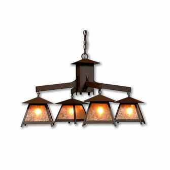 Smoky Mountain-Northrim Four Light Chandelier in Rustic Brown (172|M41479AL-27)