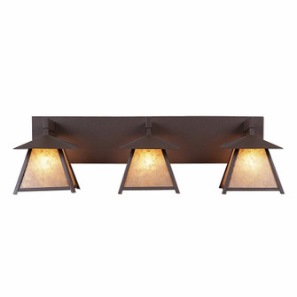 Smoky Mountain-Northrim Three Light Bath Vanity Light in Rustic Brown (172|M35379AL-27)