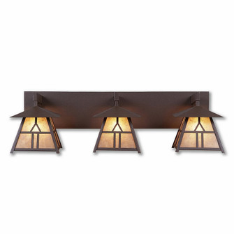 Smoky Mountain-Westhill Three Light Bath Vanity Light in Rustic Brown (172|M35373AL-27)