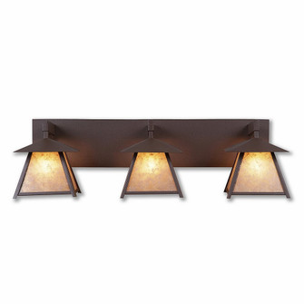 Smoky Mountain-Rustic Plain Three Light Bath Vanity Light in Rustic Brown (172|M35301AL-27)