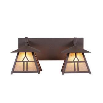 Smoky Mountain-Westhill Two Light Bath Vanity Light in Rustic Brown (172|M35273AL-27)