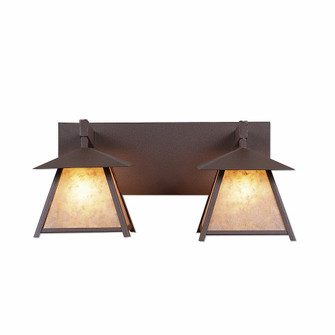 Smoky Mountain-Rustic Plain Two Light Bath Vanity Light in Rustic Brown (172|M35201AL-27)