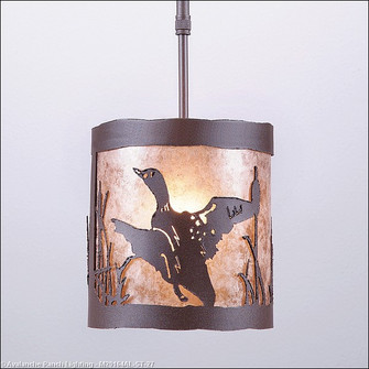 Kincaid-Loon One Light Pendant in Rustic Brown (172|M29164AL-ST-27)