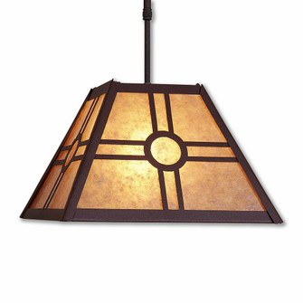 Rocky Mountain-Southview One Light Pendant in Rustic Brown (172|M26574AL-ST-27)